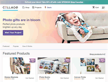 Tablet Screenshot of collage.com